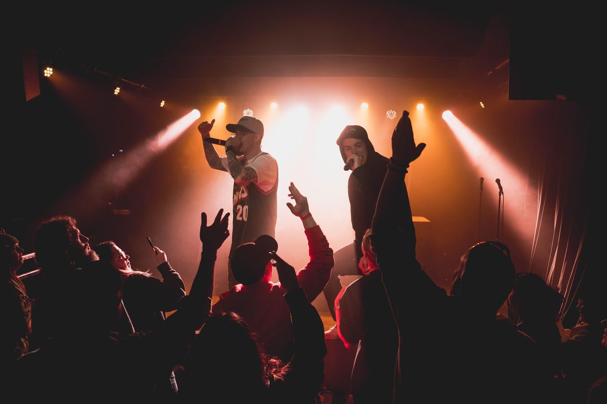 Marley B. performing live on stage