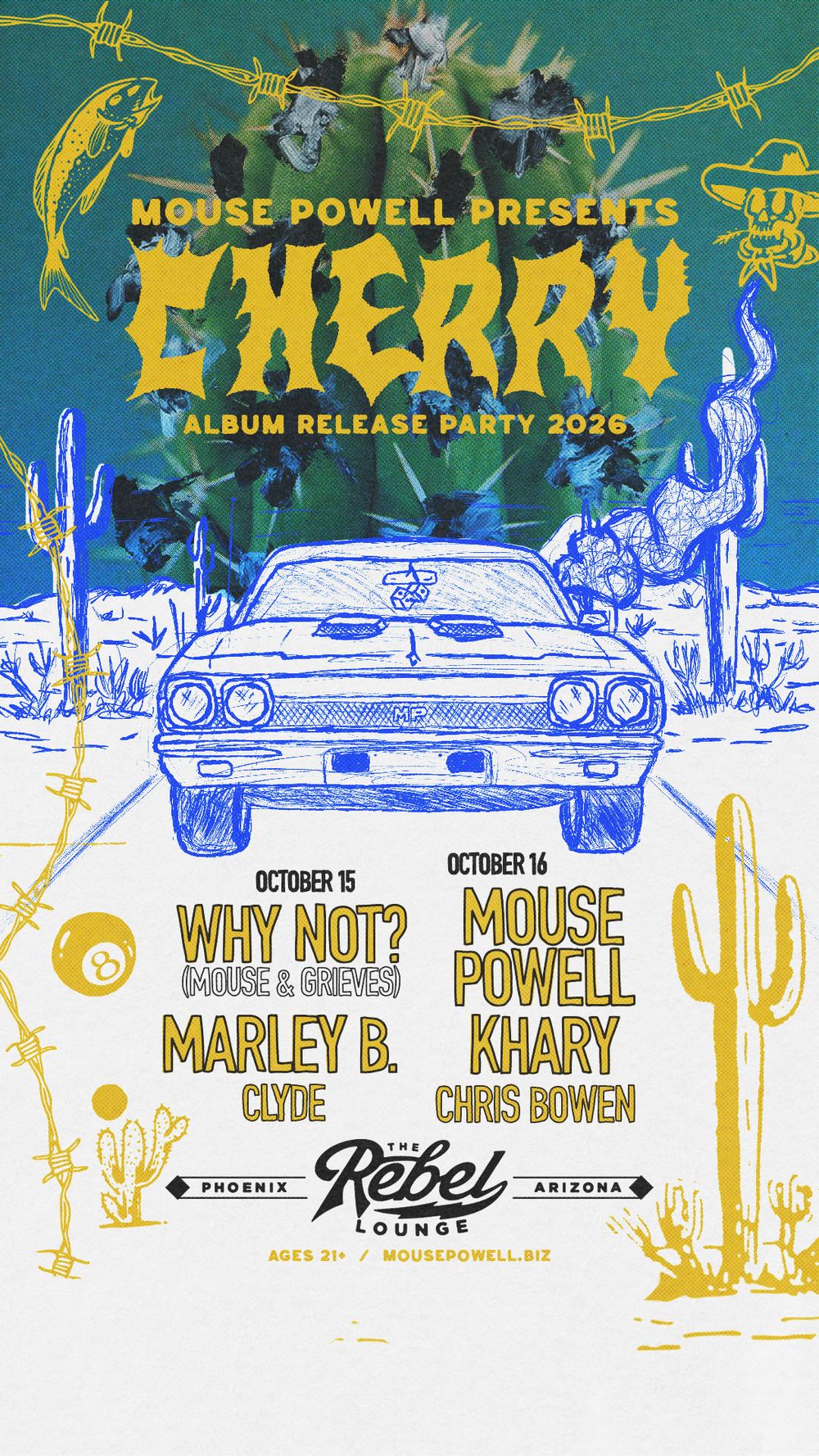 Cherry Album Release Party flyer