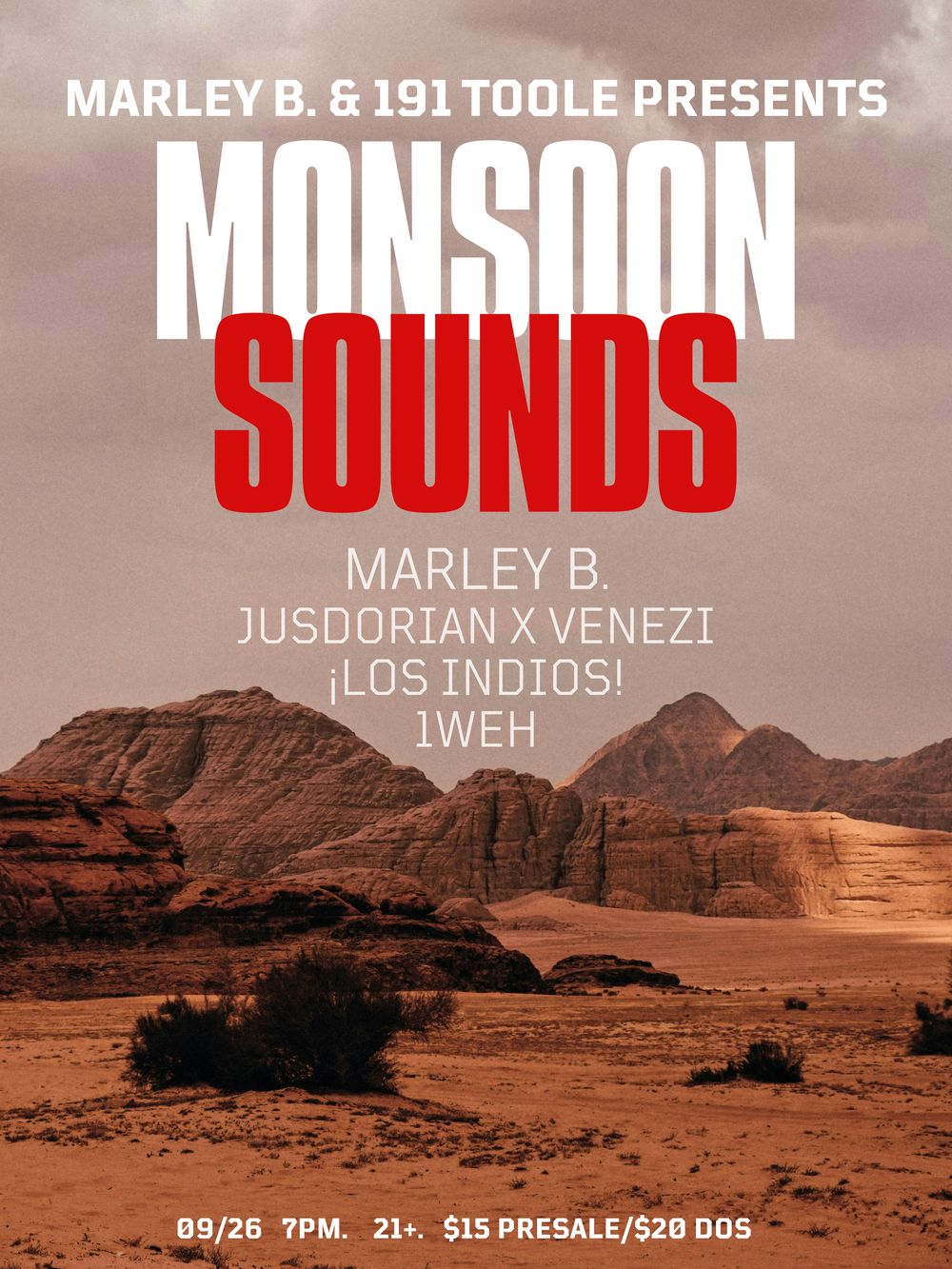 Monsoon Sounds flyer